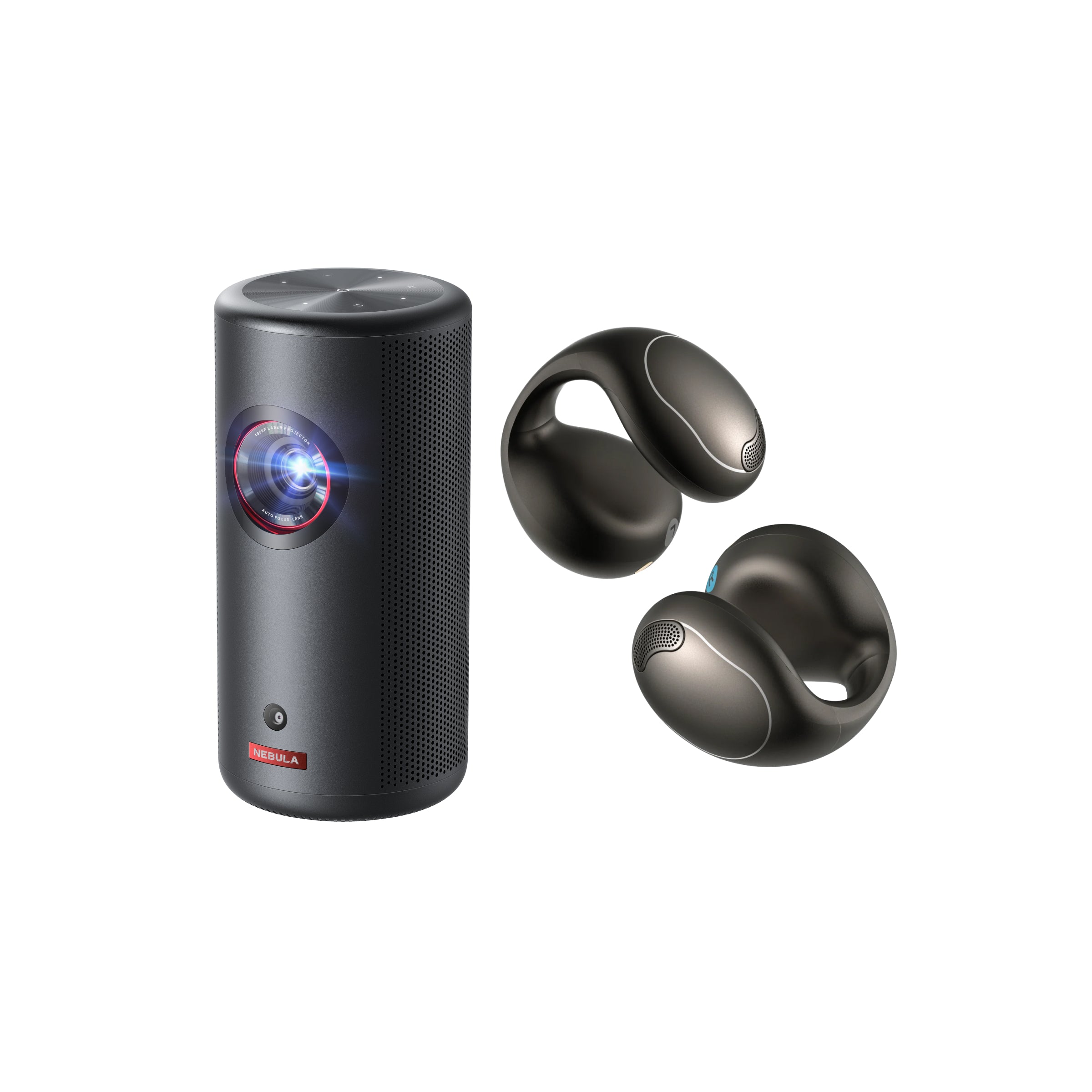 Travel-Friendly Entertainment with Capsule 3 Laser & soundcore C40i-Default Title